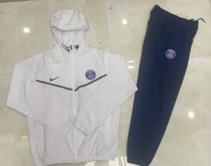 Paris Saint Germain 2025-26 White Windbreaker suit