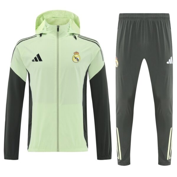 Real Madrid 2025-26 Light Yellow Windbreaker suit
