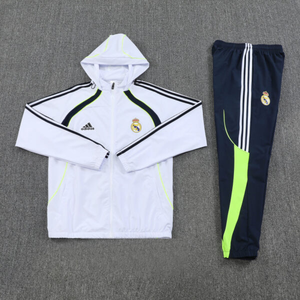 Real Madrid 2025-26 White Windbreaker suit