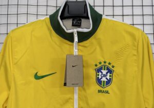 Brazil yellow Retro Windbreaker