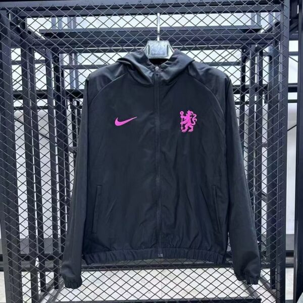 CHE black windbreaker