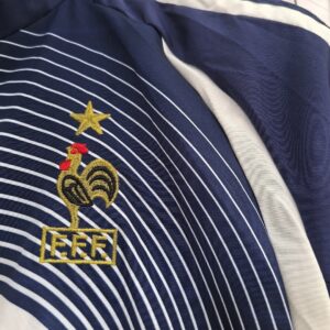 France Blue Retro Windbreaker