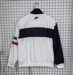 Italy White and Black Windbreaker