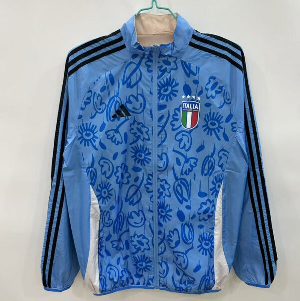 Italy blue beige Windbreaker