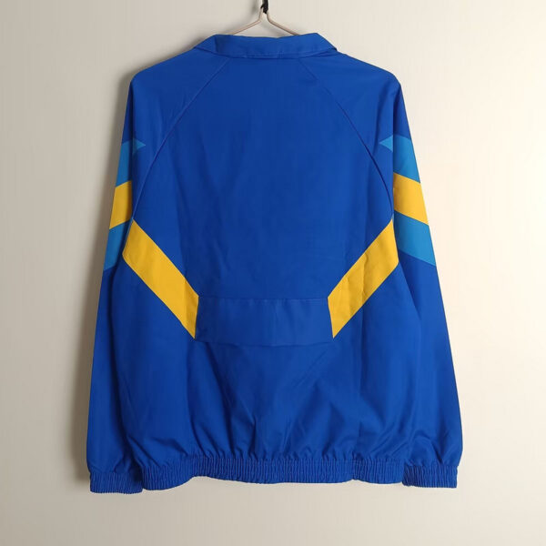 Leeds United blue windbreaker