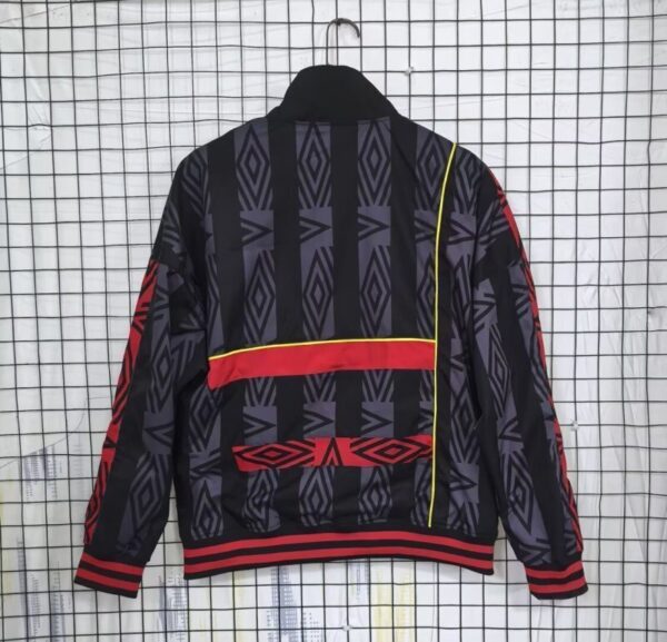 MNU black retro windbreaker