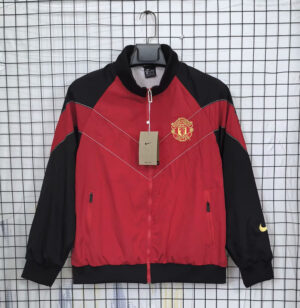 MNU red windbreaker