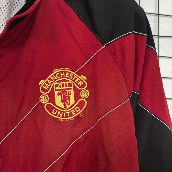 Manchester United Red Retro Windbreaker