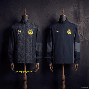 2026 Dortmund Black Reversible Jacket Windbreaker