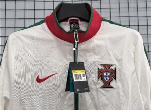 Portugal White Retro Windbreaker