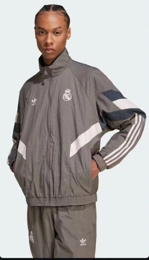 R MAD gray windbreaker