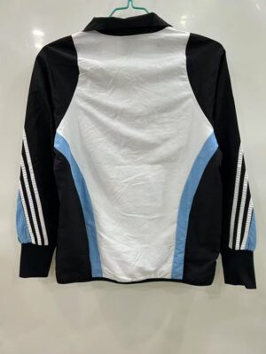 R MAD white ,black and blue windbreaker