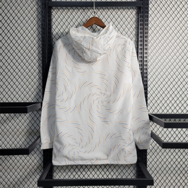R MAD white with yellow logo Windbreaker
