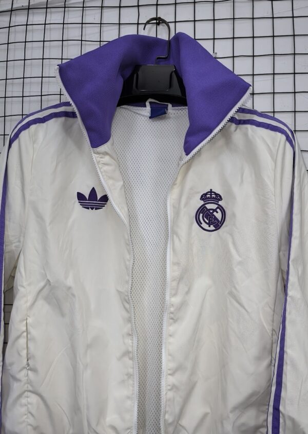 Real Madrid white Windbreaker