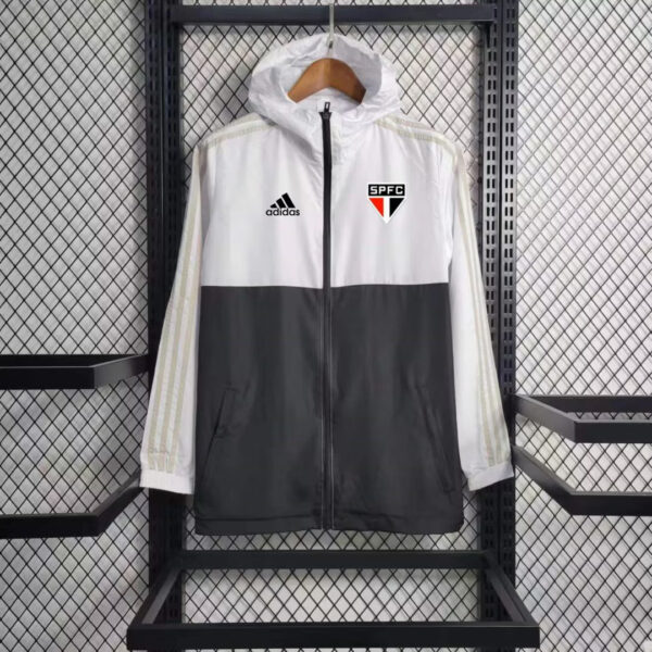 Sao Paulo Windbreaker black and white