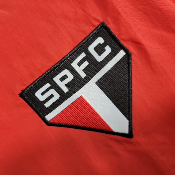 Sao Paulo white and red Double sided Windbreaker