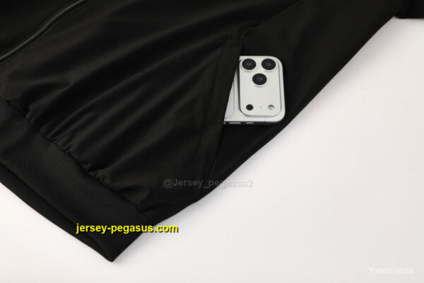 2026 Germany Black Full Windbreaker + Long Pants