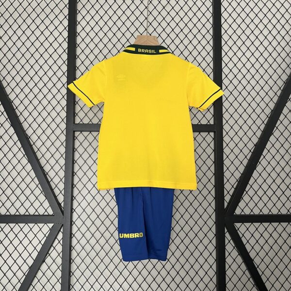 1994 Brazil Home Retro Kids Kits World Cup Shirt Soccer Jerseys