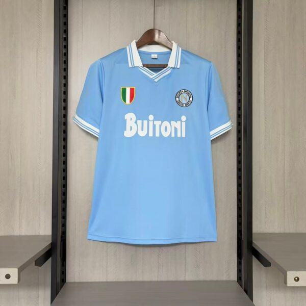 Retro 1987-88 Napoli Home Jersey