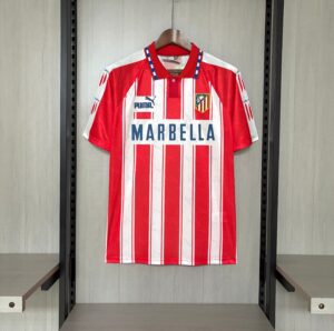 Retro 1994-95 Atletico Madrid Home Jersey
