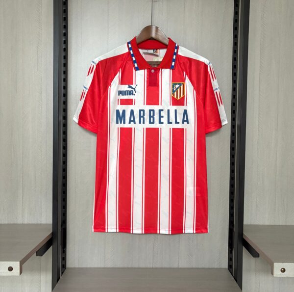 Retro 1994-95 Atletico Madrid Home Jersey