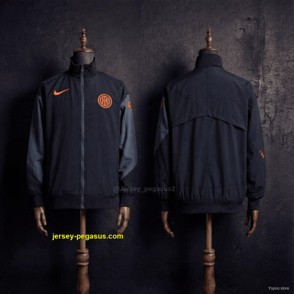 2026 Inter Milan Black Jacket Windbreaker