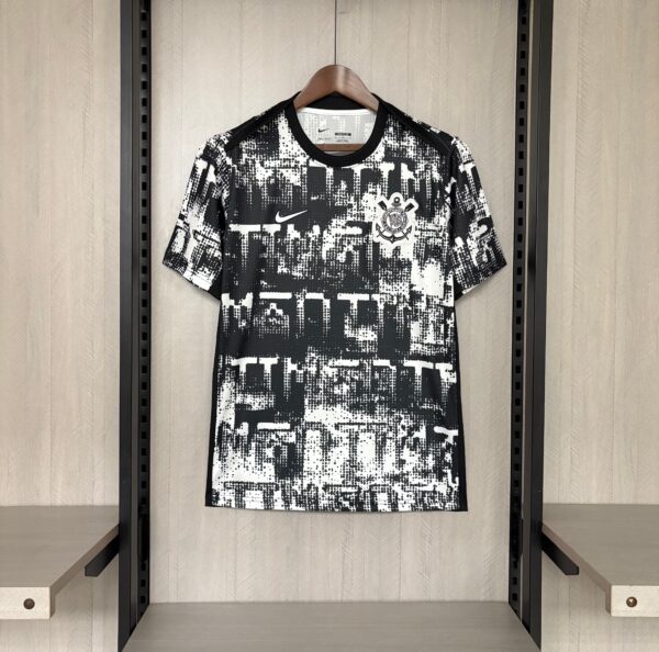 2026-27 Corinthians Pre-Match Kit Grey Jersey