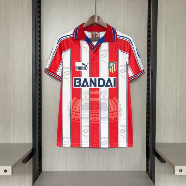 Retro Atletico Madrid 1996-97 Home Jersey