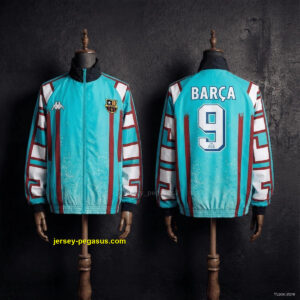 1996-97 Vintage Style Barcelona BARCA#9 Jacket Windbreaker