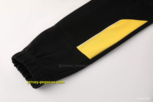 Borussia Dortmund BlackYellow Full Zipper Jacket +Long Pants