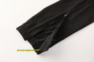 Chelsea Black Full Zipper Hooded Jacket Tracksuit + Long Pants