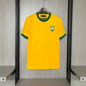 Retro Brazil 1971 Home Jersey,