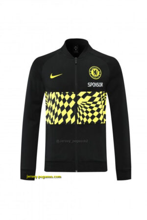 Chelsea BlackYellow Full Zipper Jacket + Long Pants
