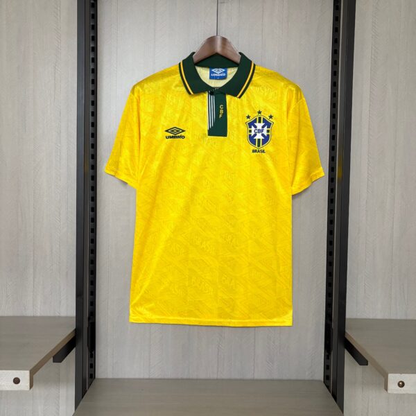 Retro Brazil 1991-93 Home Jersey,