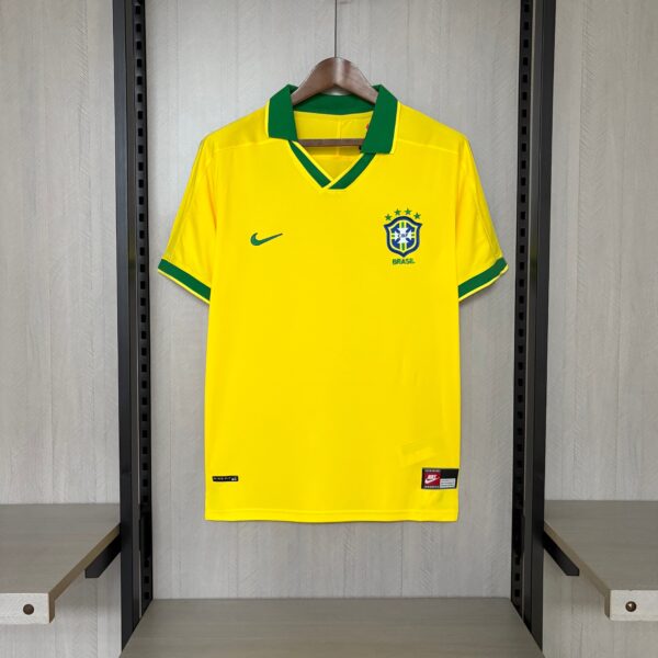 Retro Brazil 1997 Home Jersey,