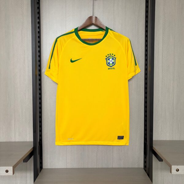 Retro Brazil 2010 Home Jersey,