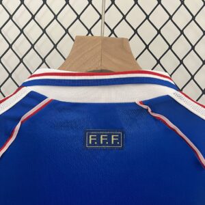 1998 France Home Kids Retro Kits World Cup Shirt Soccer Jerseys