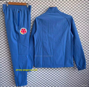 Colombia National Team Blue Full zipper Jacket Tracksuit+ long pants