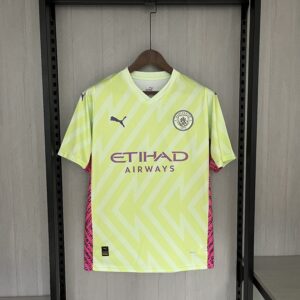 Manchester City goalkeeper fluorescent green