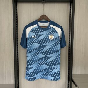 Manchester City training uniform blue