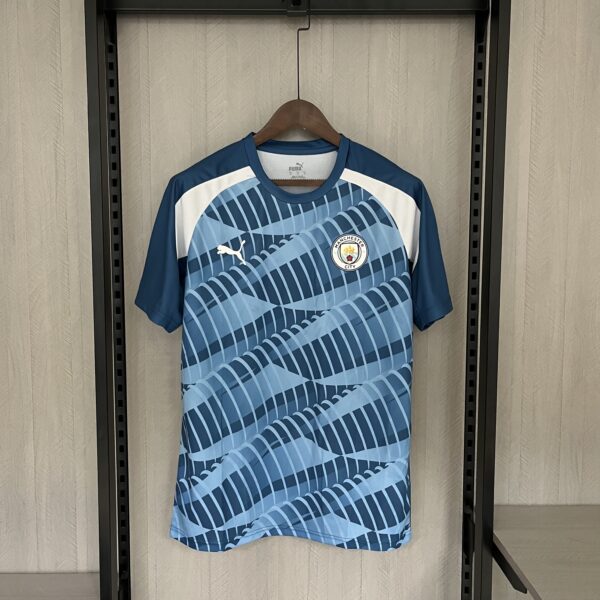 Manchester City training uniform blue