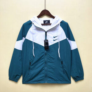 Nike Workwear Hooded Trench Coat Green White