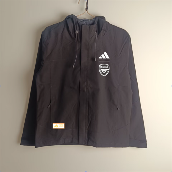 ASN black windbreaker