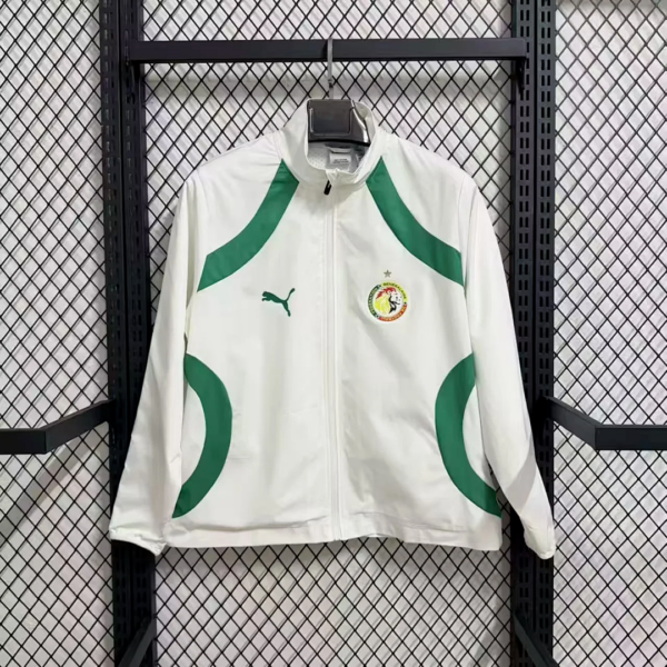 Senegal 2026 White Windbreaker