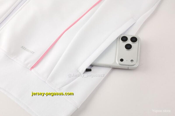 Juventus White Full zipper Jacket Tracksuit+ long pants