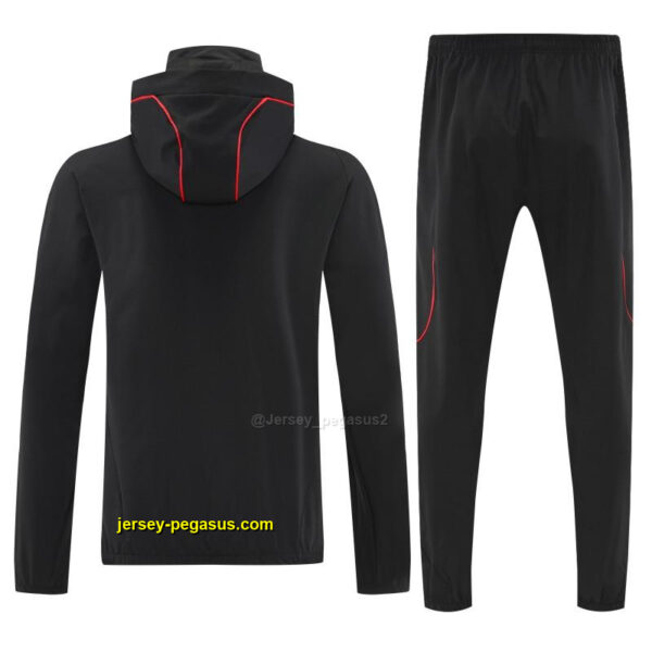 Liverpool Black Full zipper Jacket Tracksuit+ long pants