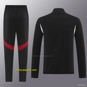 Liverpool Black Half Zipper Jacket+Long Pants