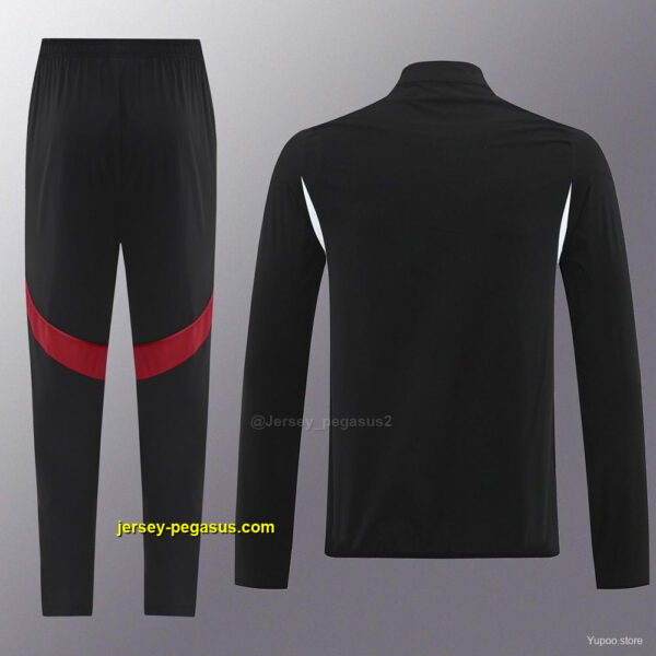 Liverpool Black Half Zipper Jacket+Long Pants