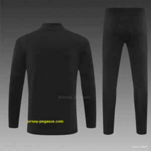 Manchester City Black Half Zipper Jacket+Long Pants