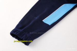 Manchester City BlueNavy Full Zipper Jacket +Long Pants